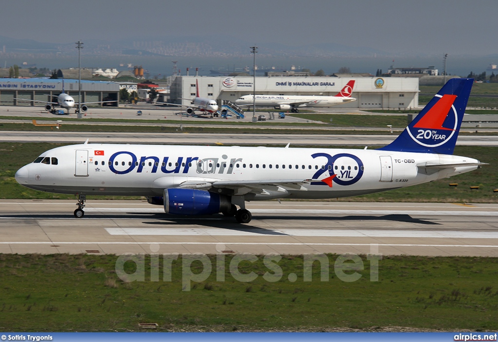 TC-OBD, Airbus A320-200, Onur Air