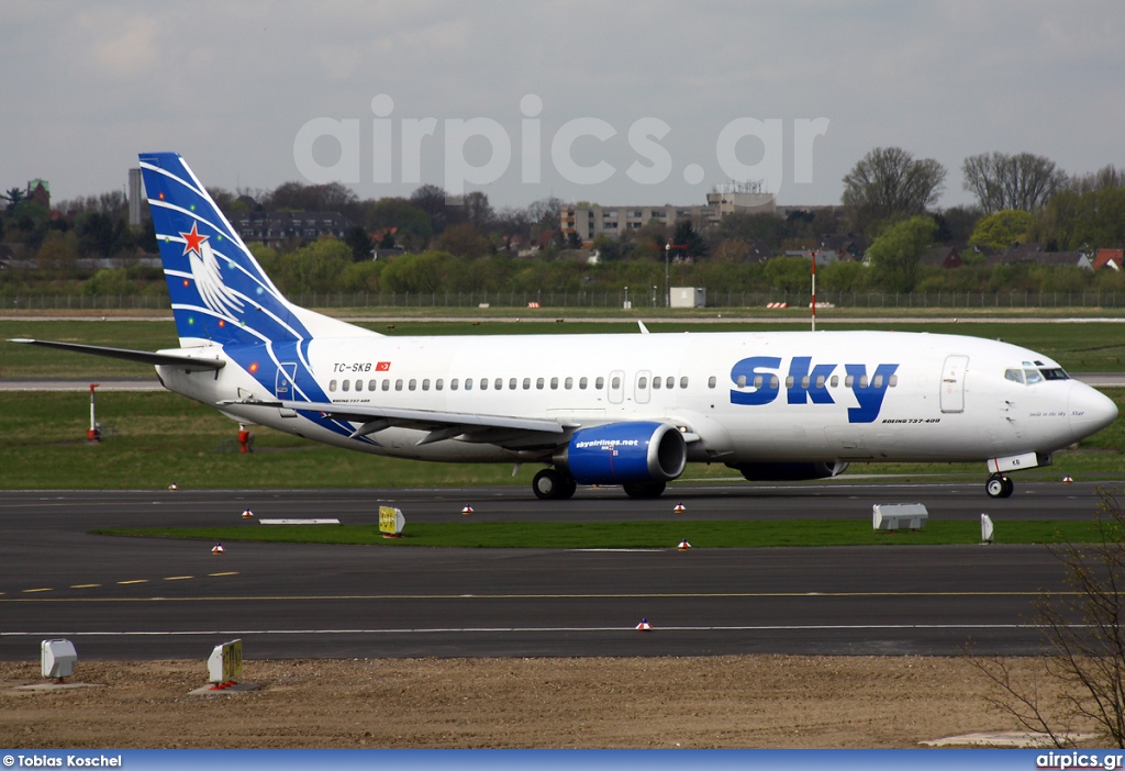 TC-SKB, Boeing 737-400, Sky Airlines