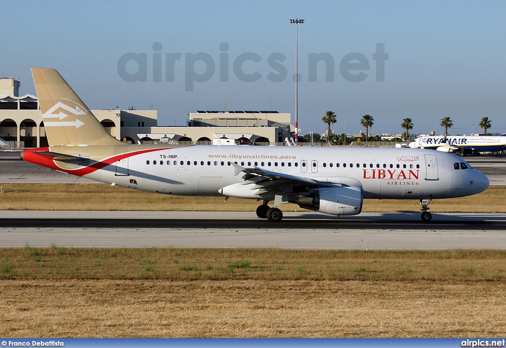 TS-INP, Airbus A320-200, Libyan Airlines