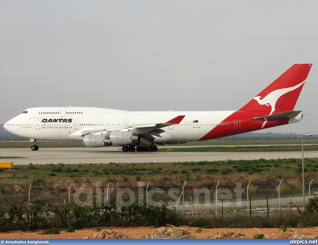 VH-OJH, Boeing 747-400, Qantas