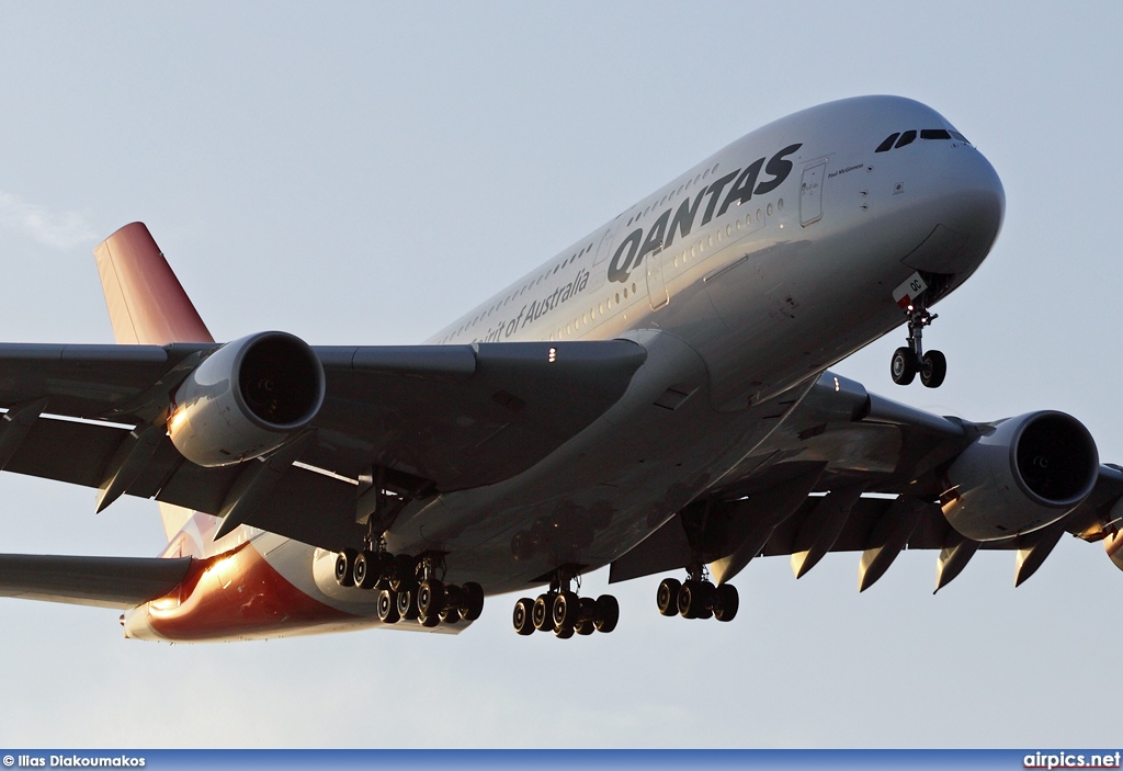 VH-OQC, Airbus A380-800, Qantas