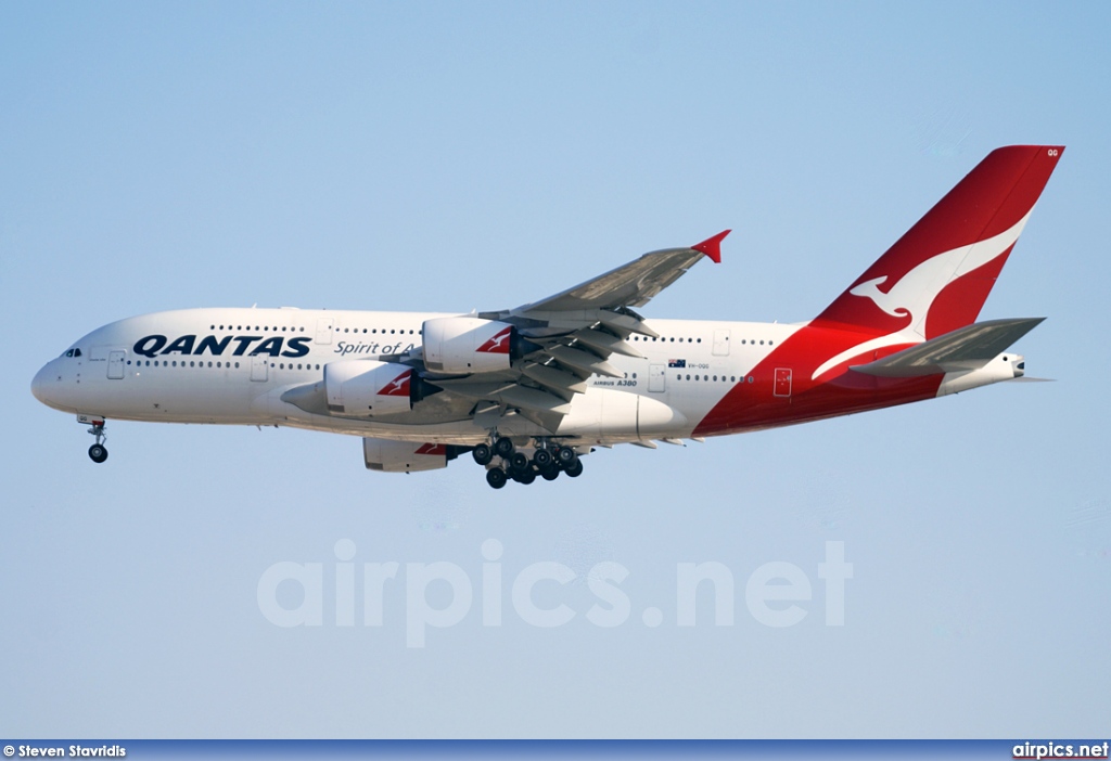 VH-OQG, Airbus A380-800, Qantas