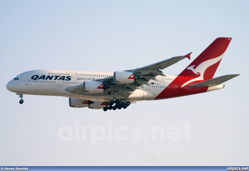 VH-OQL, Airbus A380-800, Qantas
