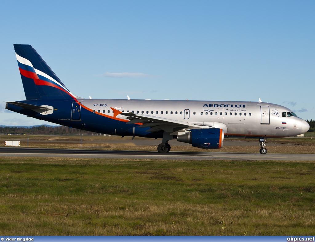 VP-BDO, Airbus A319-100, Aeroflot