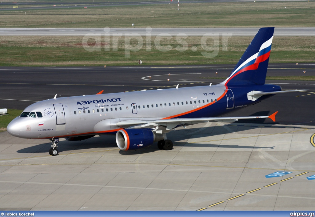 VP-BWG, Airbus A319-100, Aeroflot