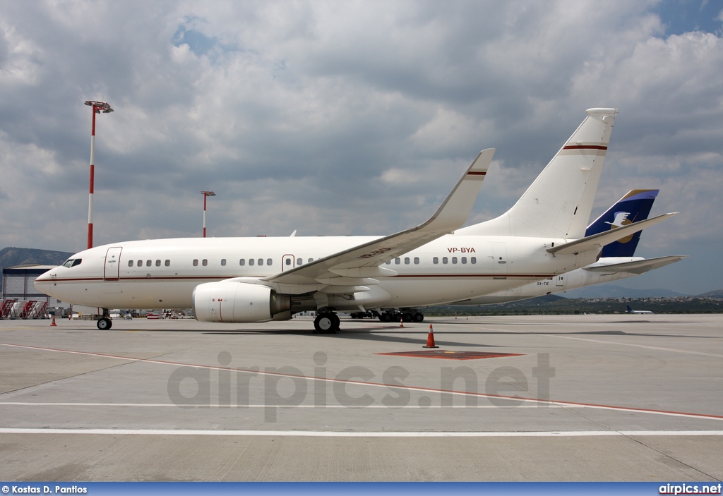VP-BYA, Boeing 737-700/BBJ, Private