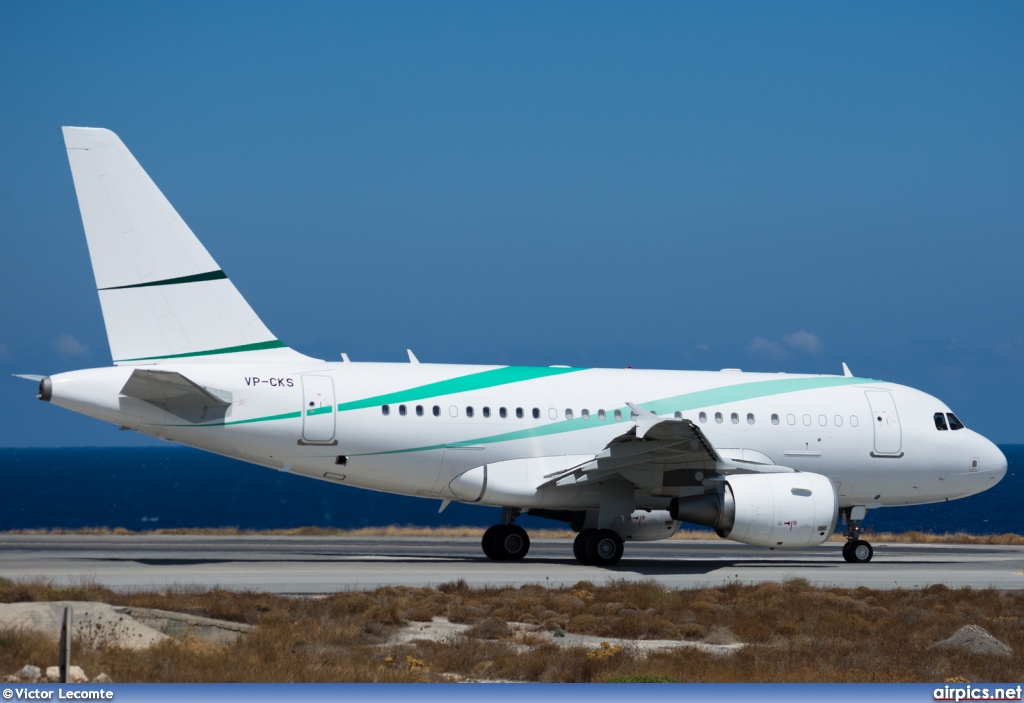 VP-CKS, Airbus A318-100CJ  Elite, National Air Services (NAS)