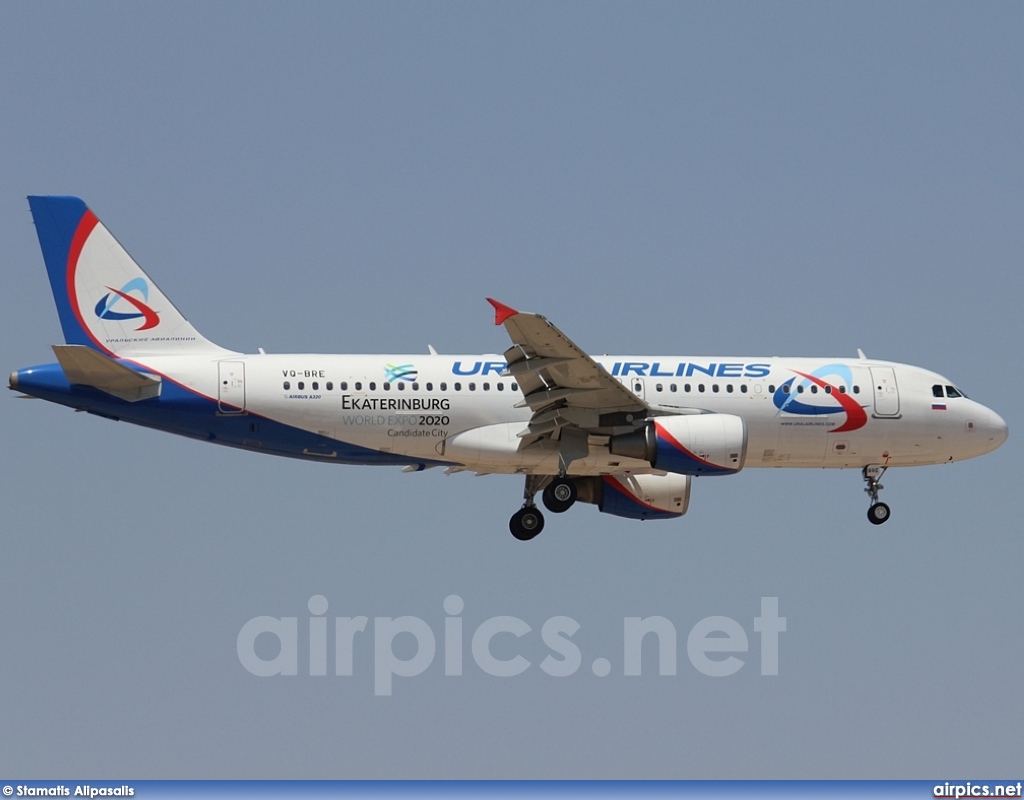VQ-BRE, Airbus A320-200, Ural Airlines