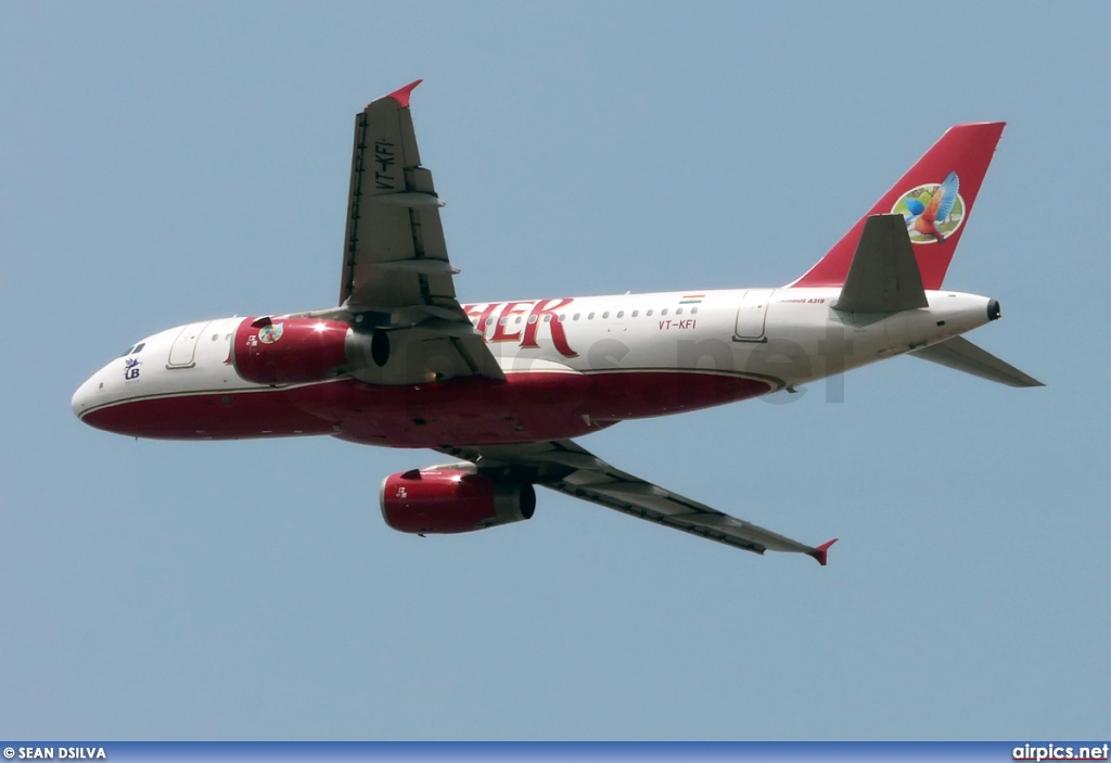 VT-KFI, Airbus A319-100, Kingfisher Airlines