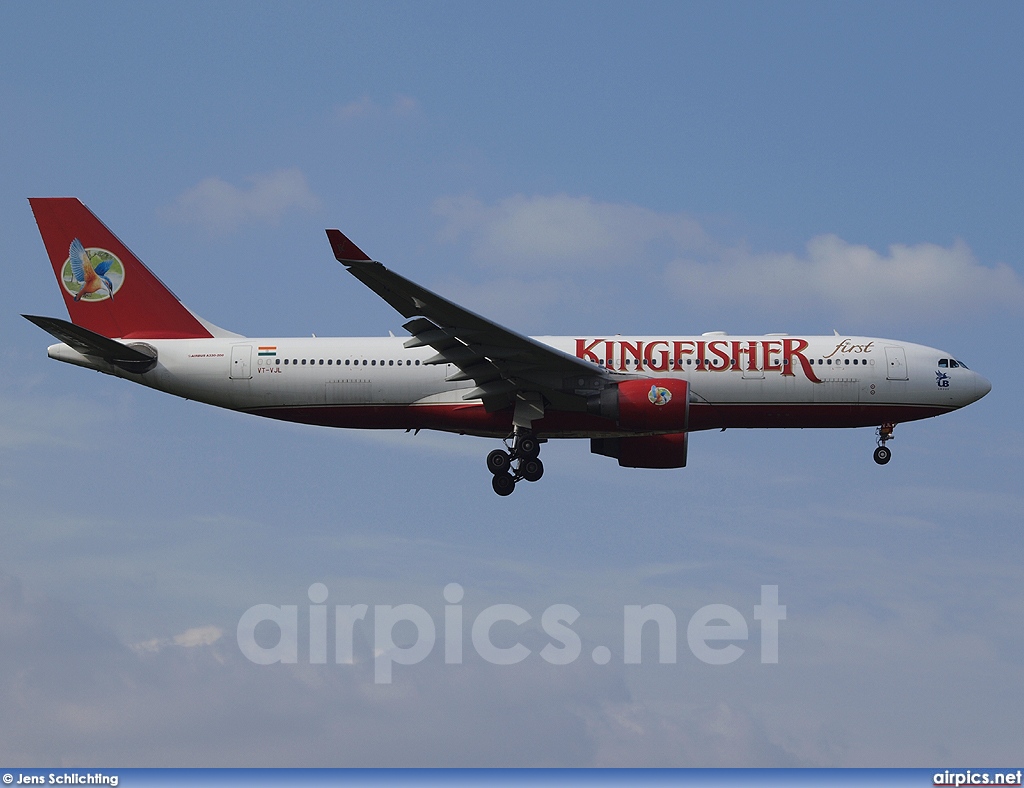 VT-VJL, Airbus A330-200, Kingfisher Airlines
