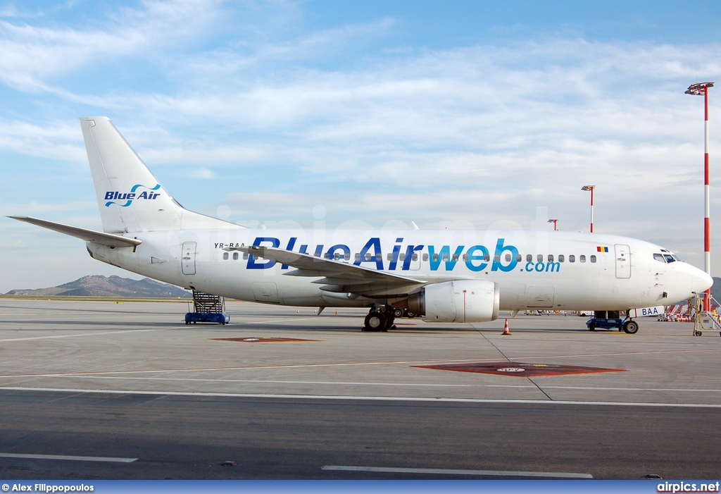 YR-BAA, Boeing 737-300, Blue Air