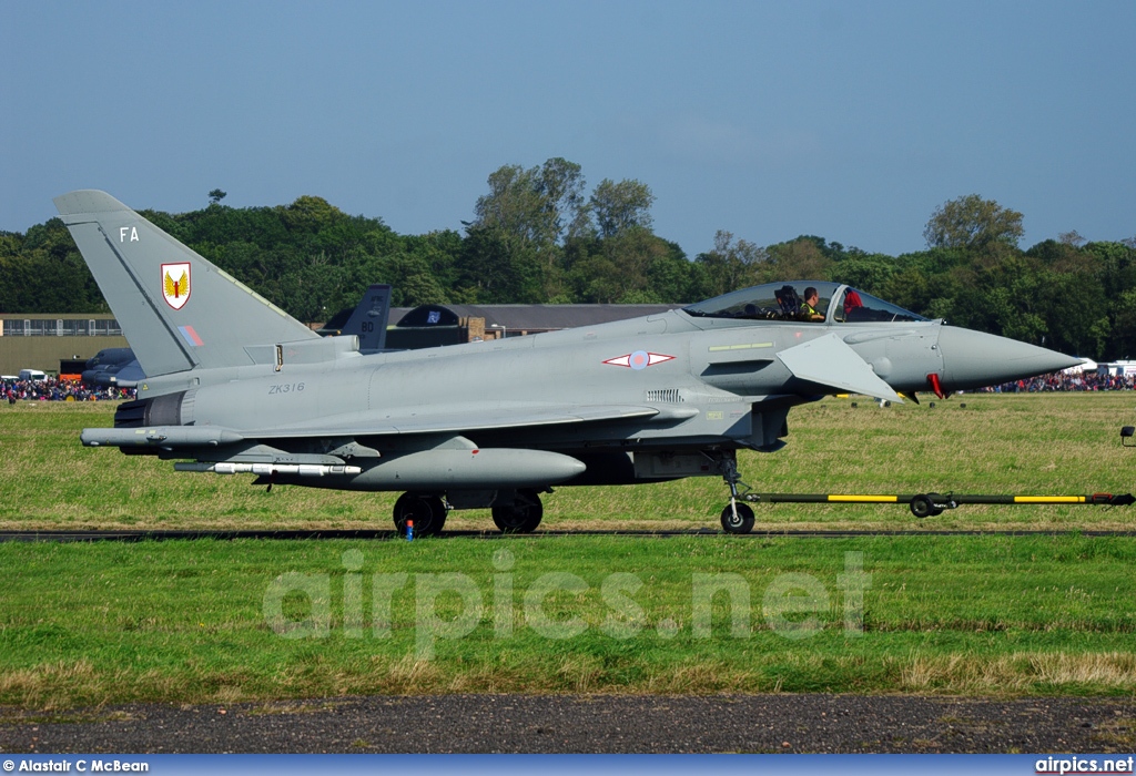 ZK316, Eurofighter Typhoon FGR.4, Royal Air Force