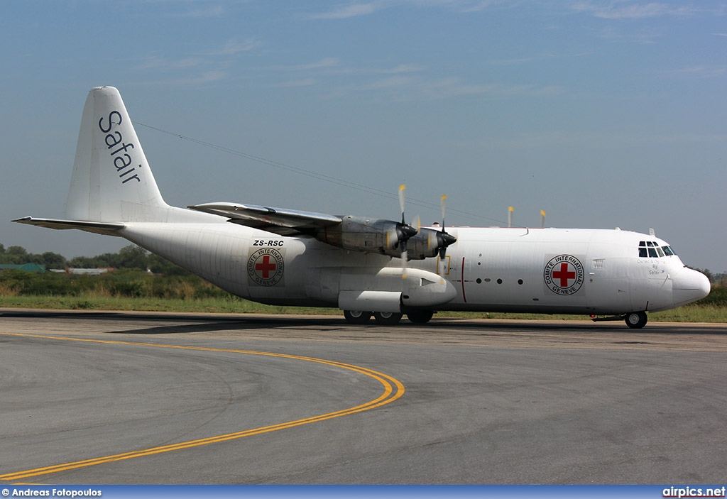 ZS-RSC, Lockheed L-100-30 Hercules, Safair