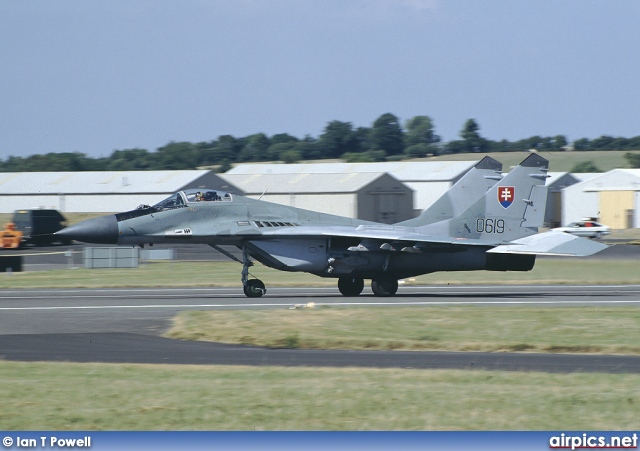 0619, Mikoyan-Gurevich MiG-29A, Slovak Air Force