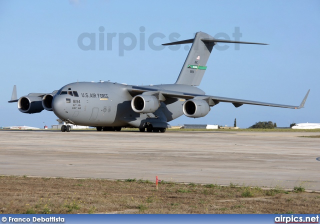 08-8194, Boeing C-17A Globemaster III, United States Air Force