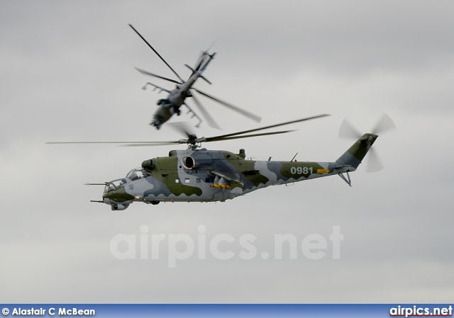 0981, Mil Mi-24V, Czech Air Force