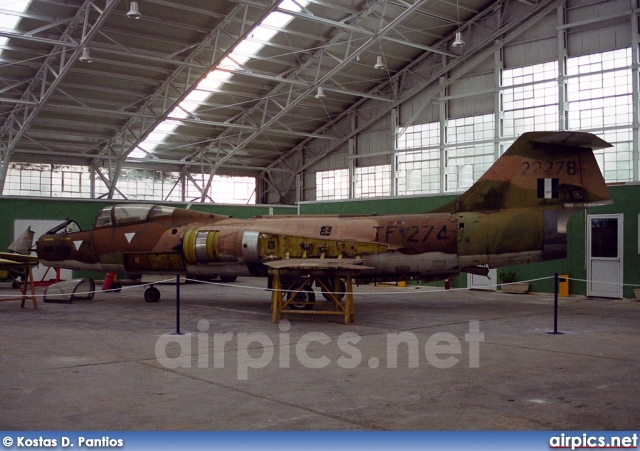 22274, Lockheed TF-104G, Hellenic Air Force