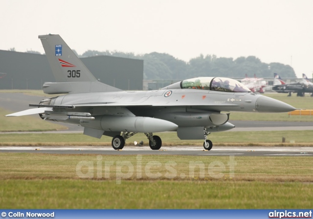 305, Lockheed F-16BM Fighting Falcon, Royal Norwegian Air Force