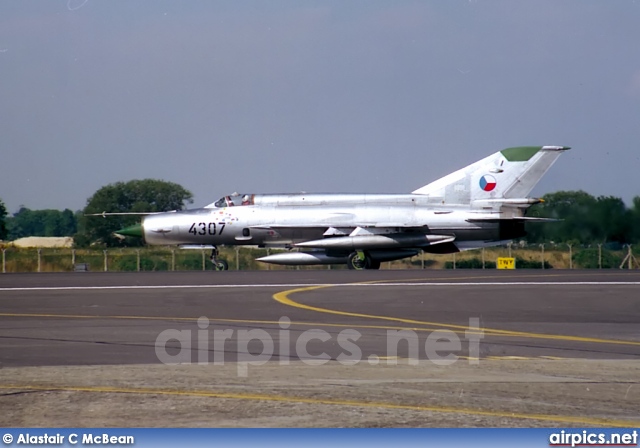 4307, Mikoyan-Gurevich MiG-21M, Czech Air Force