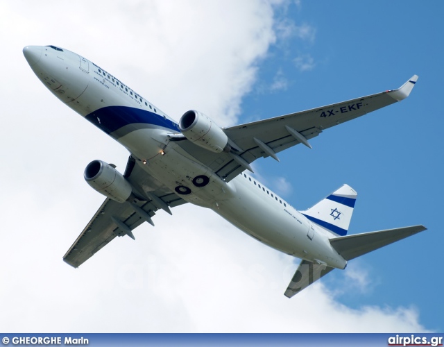 4X-EKF, Boeing 737-800, EL AL