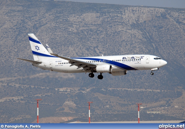 4X-EKP, Boeing 737-800, EL AL