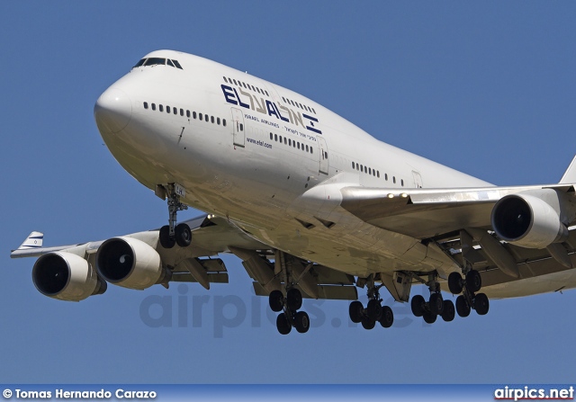 4X-ELH, Boeing 747-400, EL AL