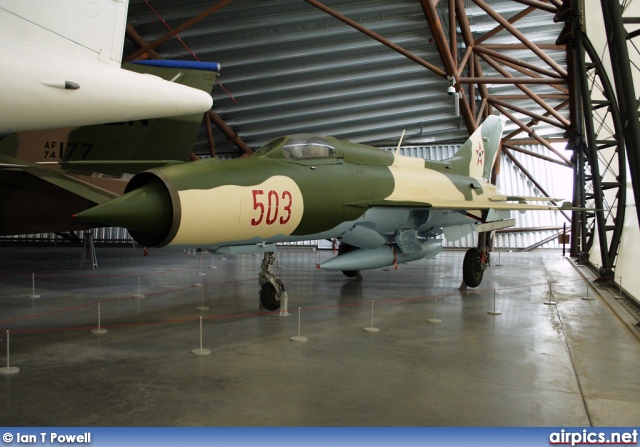 503, Mikoyan-Gurevich MiG-21PF, Hungarian Air Force