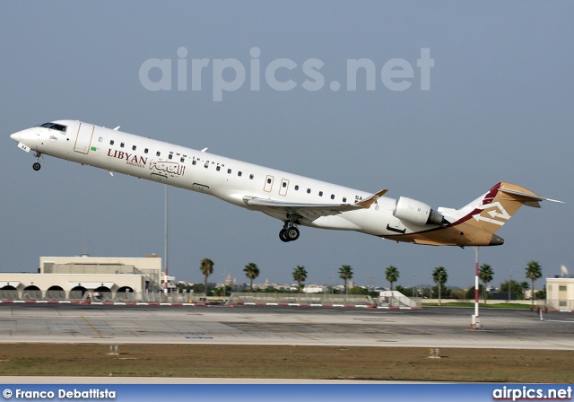 5A-LAA, Bombardier CRJ-900ER, Libyan Airlines