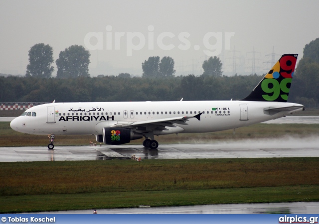 5A-ONA, Airbus A320-200, Afriqiyah Airways