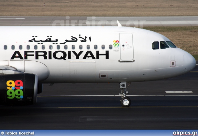 5A-ONB, Airbus A320-200, Afriqiyah Airways