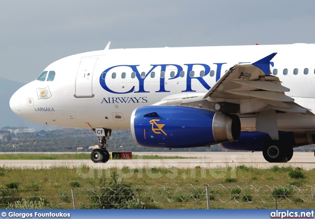 5B-DCF, Airbus A319-100, Cyprus Airways