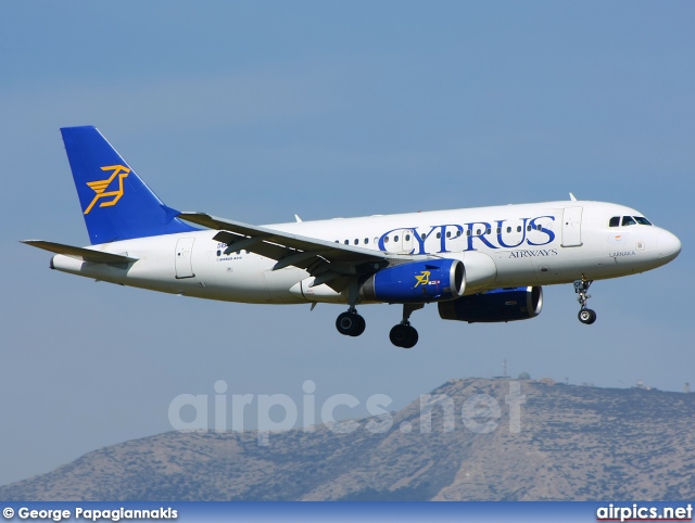 5B-DCF, Airbus A319-100, Cyprus Airways