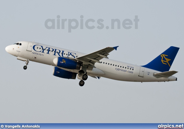 5B-DCK, Airbus A320-200, Cyprus Airways