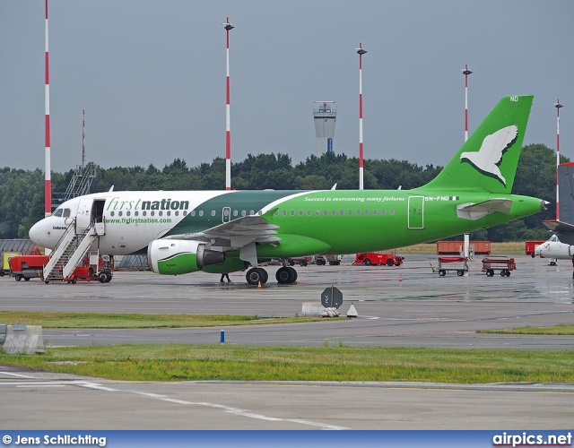 5N-FND, Airbus A319-100, First Nation Airways