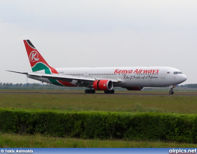 5Y-KQX, Boeing 767-300ER, Kenya Airways