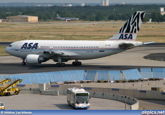 5Y-VIP, Airbus A310-300, ASA - African Safari Airways