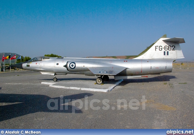 6662, Lockheed RF-104G Starfighter, Hellenic Air Force