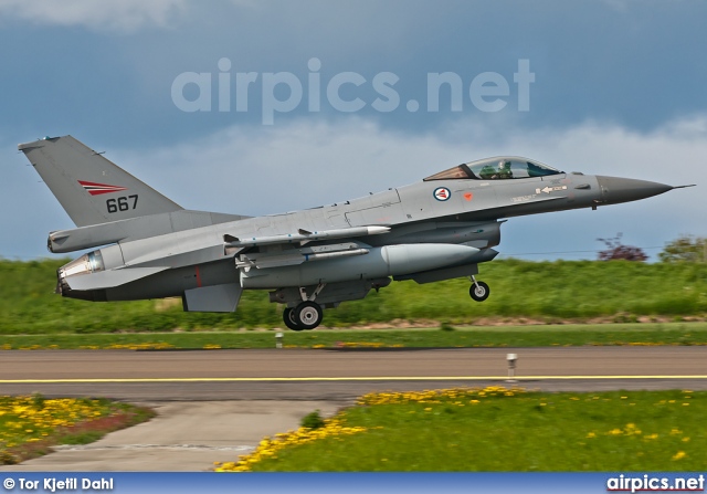 667, Lockheed F-16A CF Fighting Falcon, Royal Norwegian Air Force