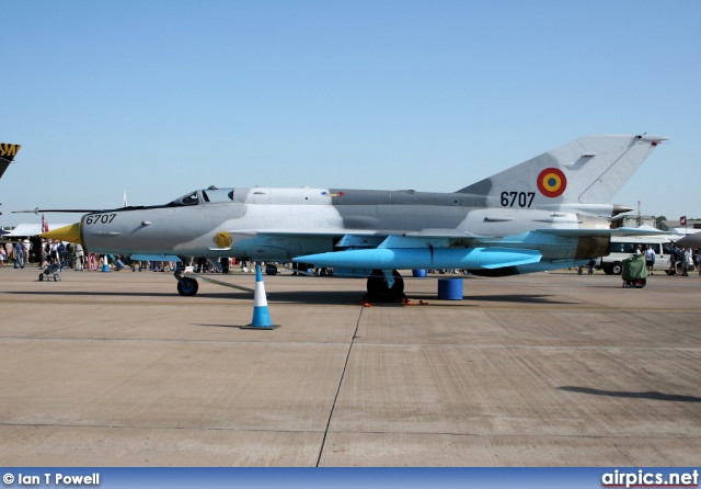 6707, Mikoyan-Gurevich MiG-21MF Lancer C, Romanian Air Force