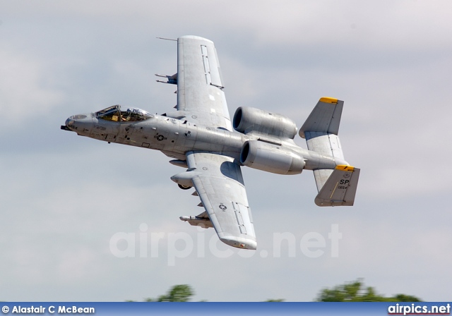 82-0654, Fairchild A-10A Thunderbolt II, United States Air Force