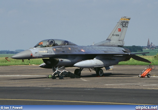 93-0696, Lockheed F-16D Fighting Falcon, Turkish Air Force