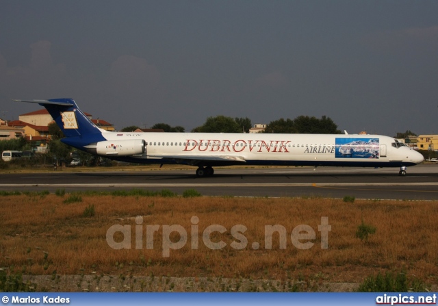 9A-CDC, McDonnell Douglas MD-82, Dubrovnik Airline