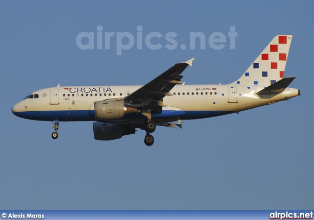 9A-CTH, Airbus A319-100, Croatia Airlines