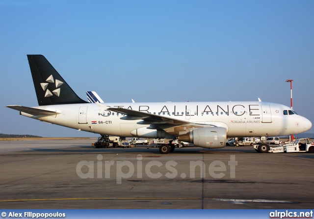 9A-CTI, Airbus A319-100, Croatia Airlines