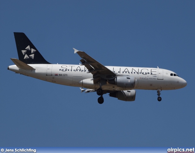 9A-CTI, Airbus A319-100, Croatia Airlines