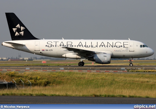 9A-CTI, Airbus A319-100, Croatia Airlines