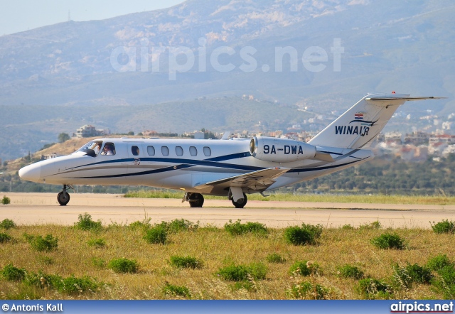 9A-DWA, Cessna 525A Citation CJ2, WinAir (Croatia)