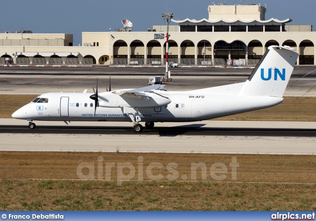 9H-AFD, De Havilland Canada DHC-8-300 Q Dash 8, United Nations