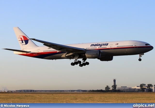 9M-MRO, Boeing 777-200ER, Malaysia Airlines