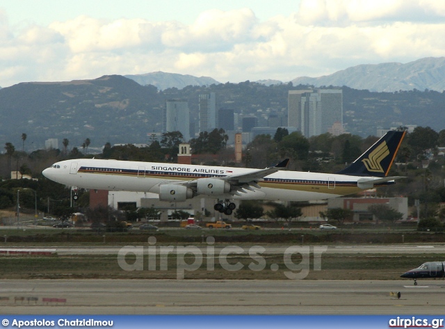 9V-SGC, Airbus A340-500, Singapore Airlines